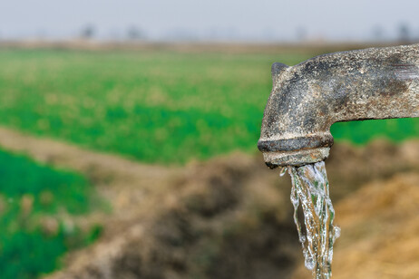 L'irrigazione delle colture agricole è fra le cause della crisi idrica, accanto al cambiamento climatico e lala crescita demografica (fonte: zms, iStock)